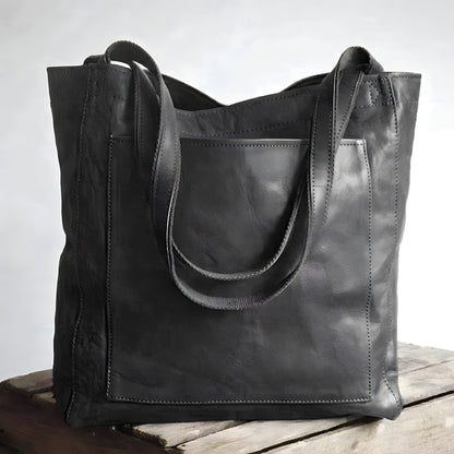 Tracy - Vegan Leather Oversized Shoulder Tote