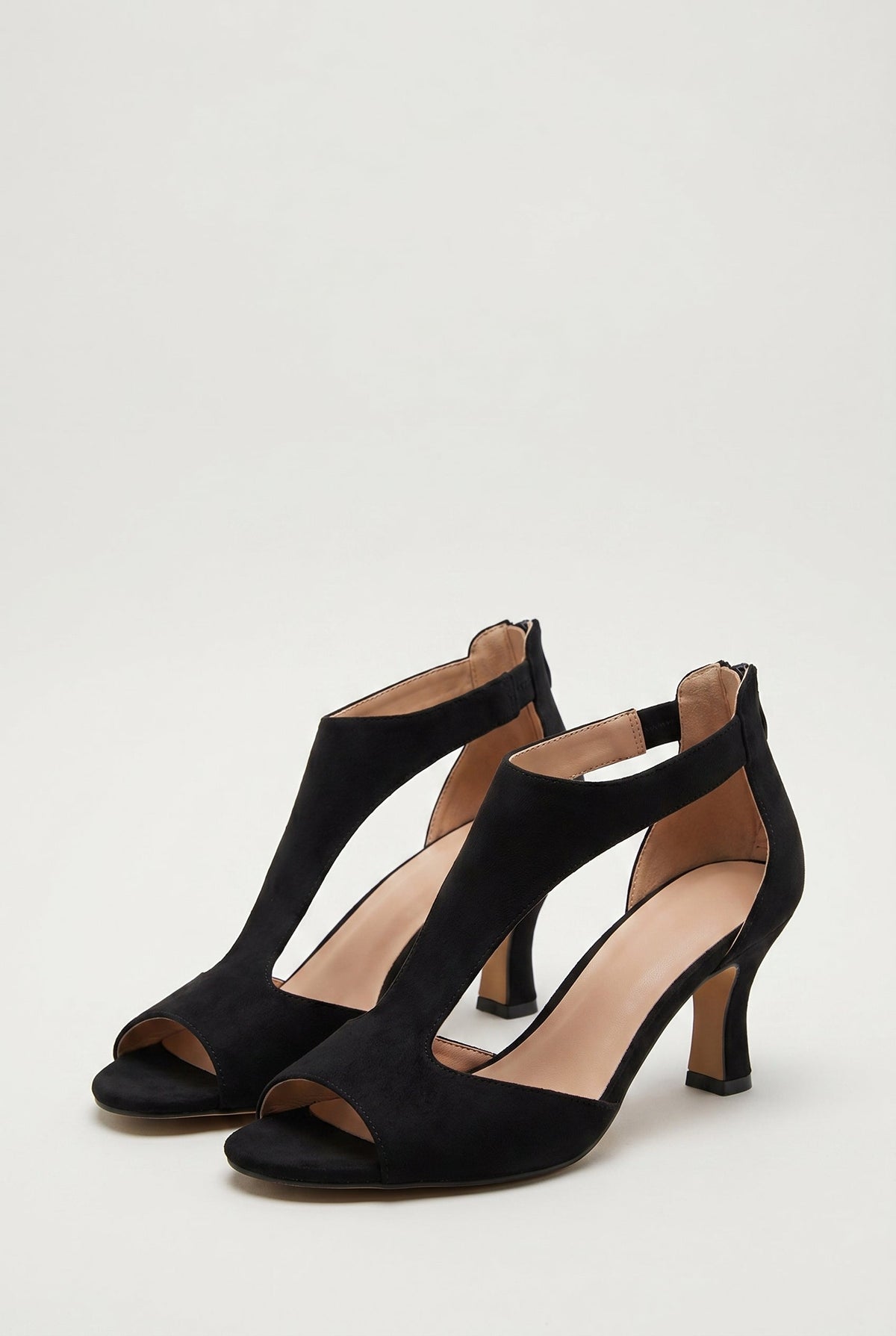 Elegant Kitten Heels for Women with Open Toe Ankle Strap Block Heel Dancing Style