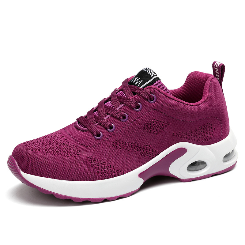 Comfortable Sneakers for Women with Lace Up Breathable Mesh Athletic Running Style