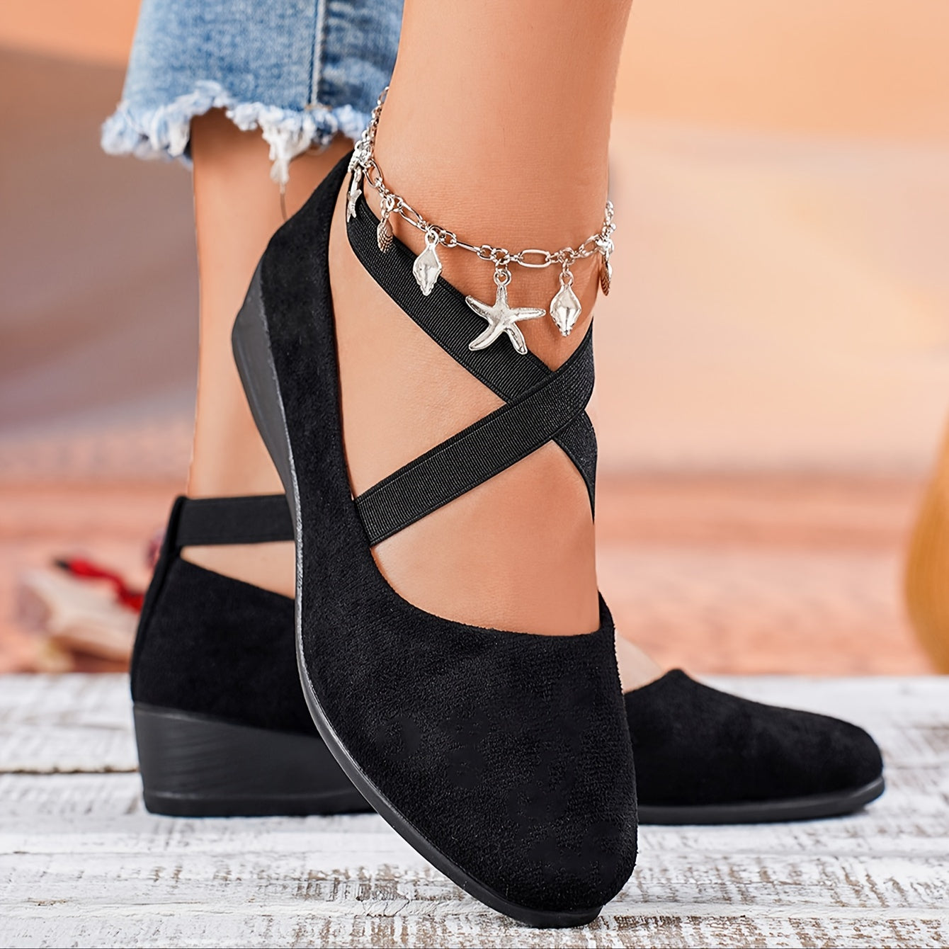 Comfortable Orthopedic Wedge Sandals for Women with Ankle Strap Platform Open Toe Style