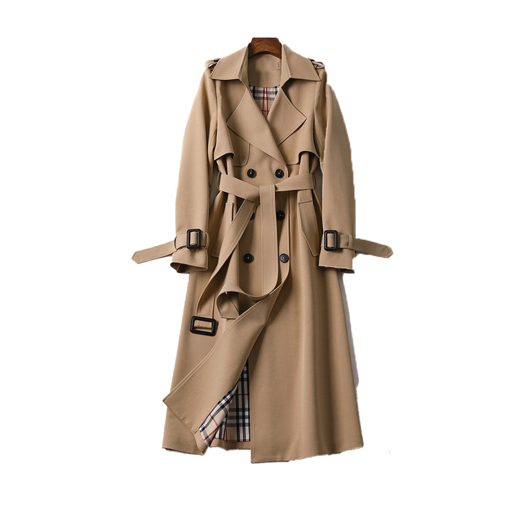 Diane | Women’s Double-Breasted Belted Trench Coat