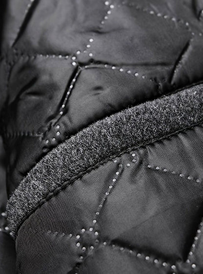 Cozy Gray Wool Long Overcoat for Men with Notched Lapel Long Sleeve Single Breasted Tailored Style