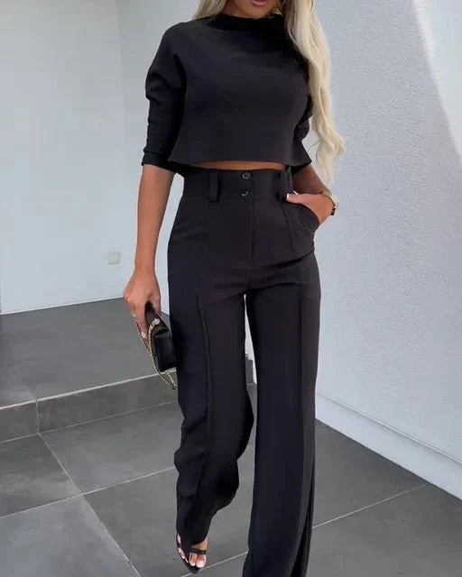 Bonnie | Women’s Modern Matching Top And Trousers
