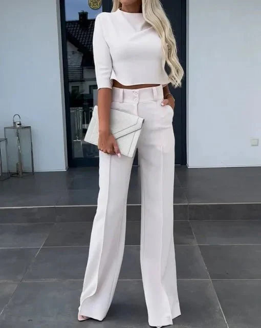 Bonnie | Women’s Modern Matching Top And Trousers