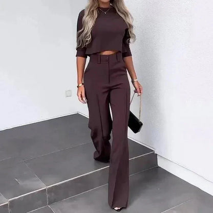 Bonnie | Women’s Modern Matching Top And Trousers