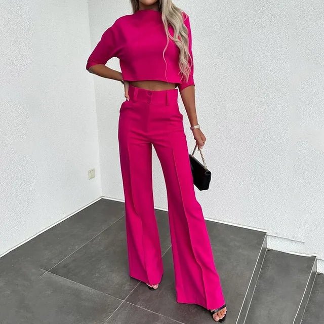 Bonnie | Women’s Modern Matching Top And Trousers