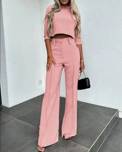 Bonnie | Women’s Modern Matching Top And Trousers