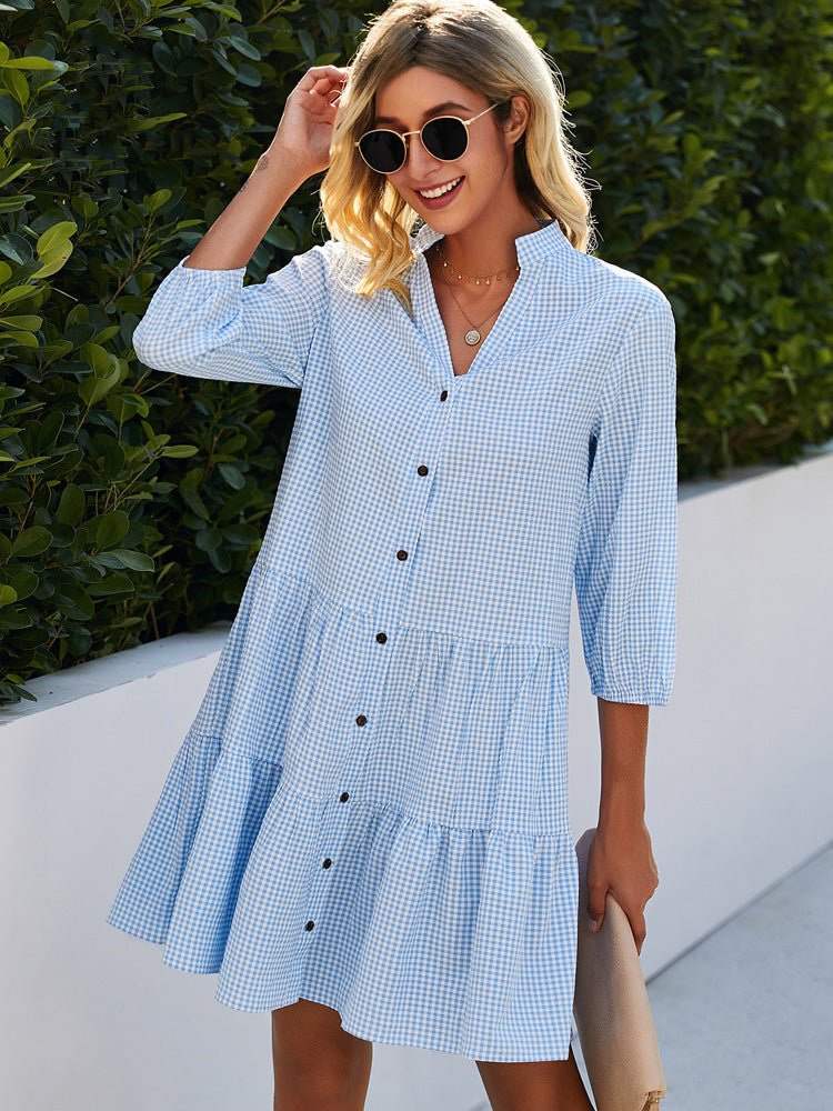 Judy | Effortless Casual Shirt Dress for Women in Lightweight Sundress Style