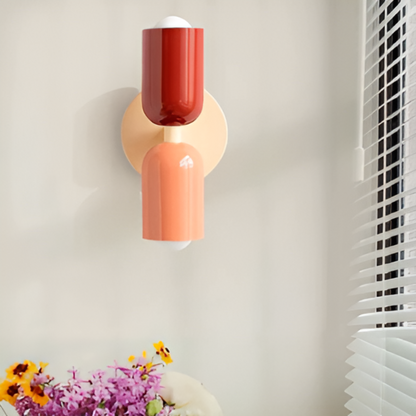 DualGlow Wall Lamp Two-Sided LED Capsule Modern Up Down Indoor Sconce Wall Light