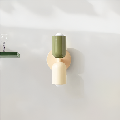 DualGlow Wall Lamp Two-Sided LED Capsule Modern Up Down Indoor Sconce Wall Light