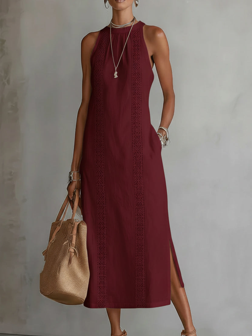 Celeste | Elegant White Maxi Dress for Women in Casual Long Style