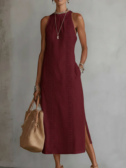 Celeste | Elegant White Maxi Dress for Women in Casual Long Style