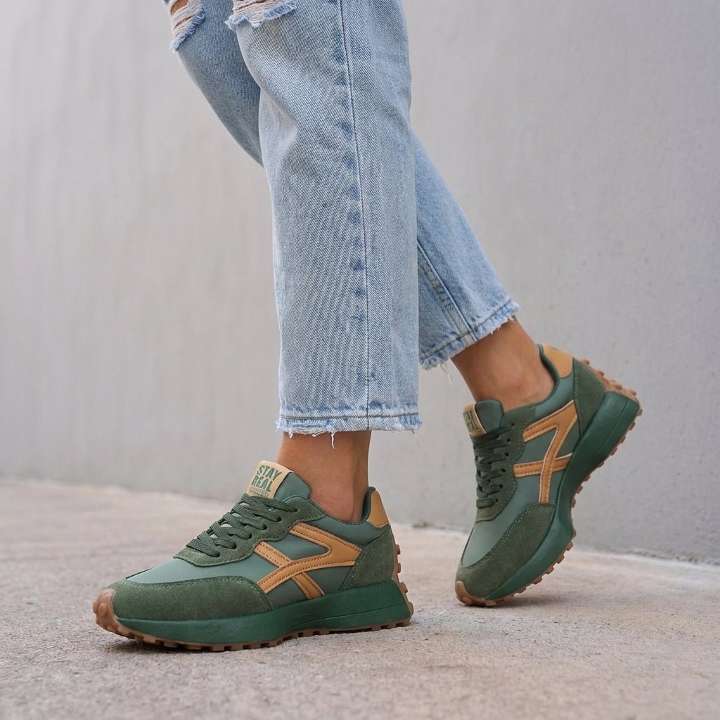 Comfortable Platform Sneakers for Women with Lace Up Low Top Orthopedic Supportive Style