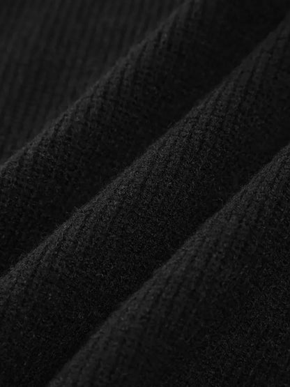 Cozy Whipstitch Oversized Sweater for Women with Mock Neck Long Sleeve Ribbed Relaxed Style