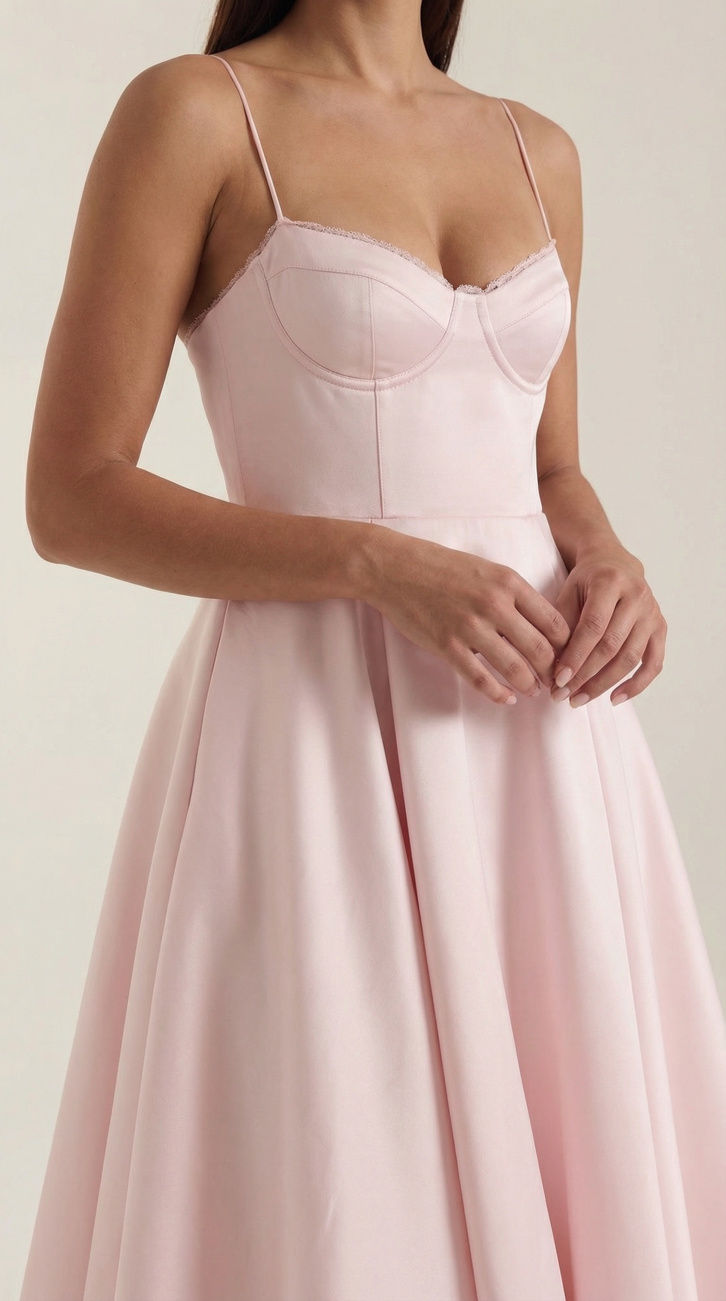 Elegant Tulle Cocktail Dress for Women with Sweetheart Neck Spaghetti Strap Fit and Flare Midi Party Style