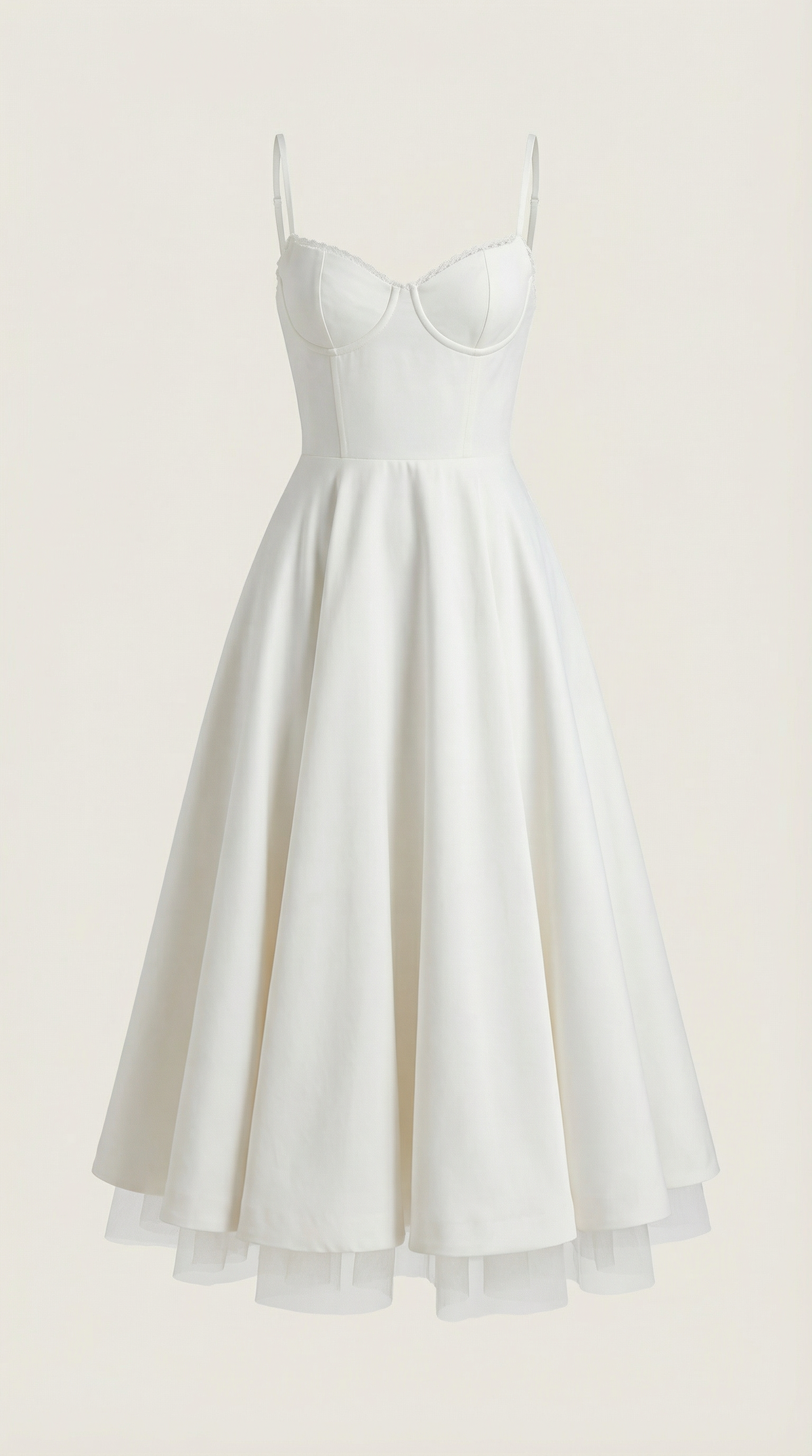 Elegant Tulle Cocktail Dress for Women with Sweetheart Neck Spaghetti Strap Fit and Flare Midi Party Style