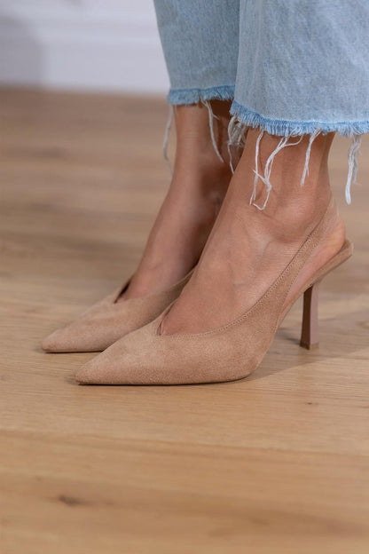 Comfortable Brown Slip On Shoes for Women with Round Toe Cushioned Footbed Casual Style