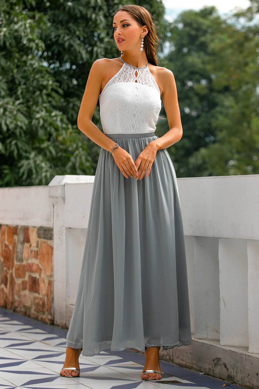 Eloise | Elegant Formal Wedding Guest Dress for Women in Long Maxi Style