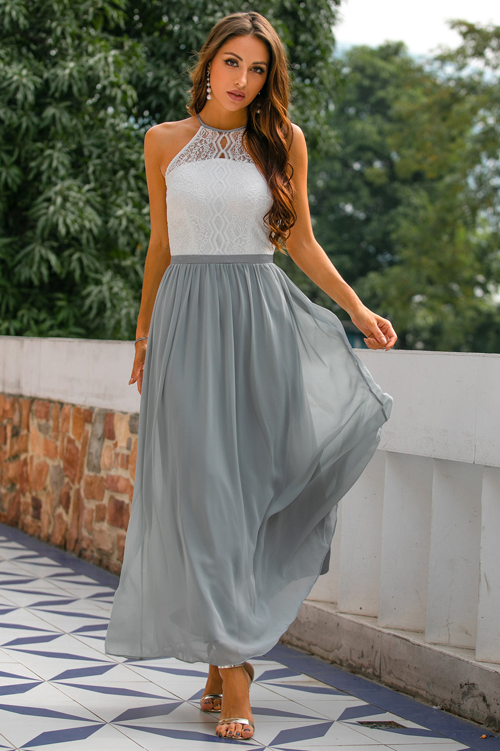 Eloise | Elegant Formal Wedding Guest Dress for Women in Long Maxi Style
