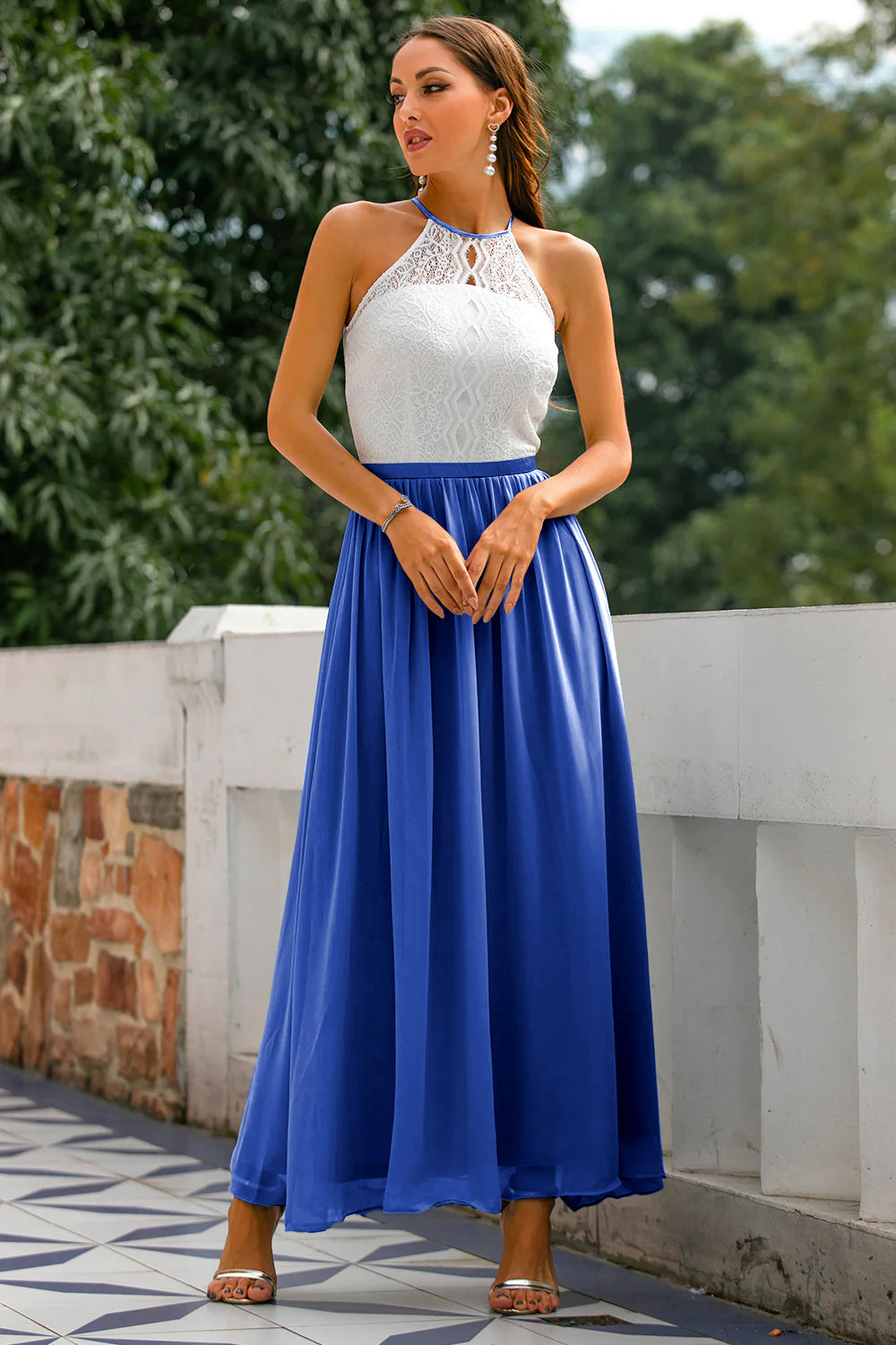 Eloise | Elegant Formal Wedding Guest Dress for Women in Long Maxi Style
