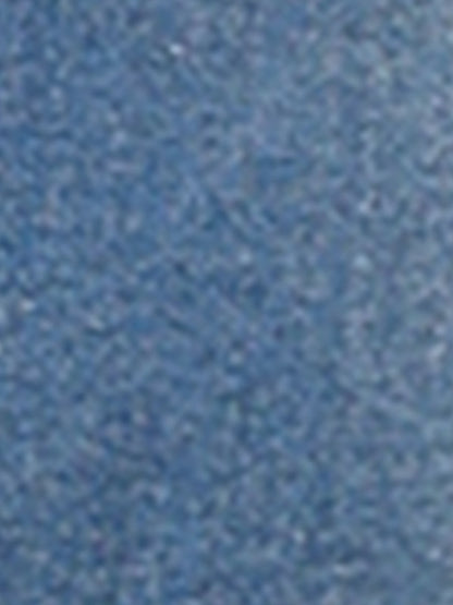 Effortless Denim Skirt for Women with High Waist Midi Straight Raw Hem Casual Jean Style