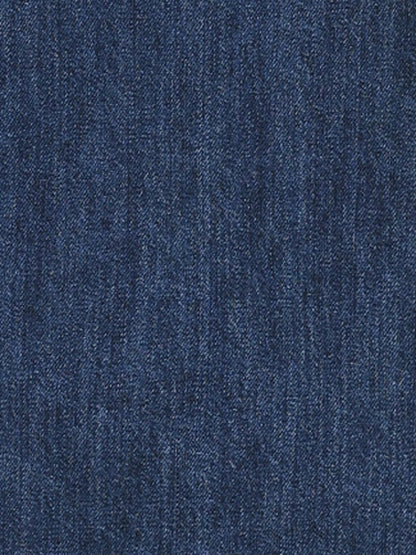 Effortless Denim Skirt for Women with High Waist Midi A Line Button Front Casual Jean Style