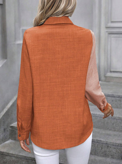 Stylish Long Sleeve Shirts for Women with Collared Button Down Work Style
