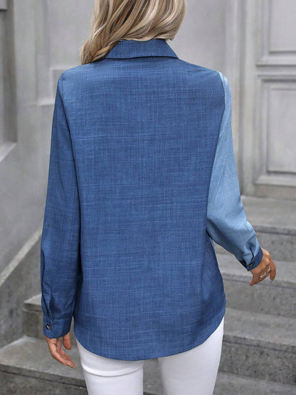Stylish Long Sleeve Shirts for Women with Collared Button Down Work Style