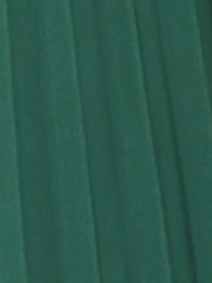 Elegant Pleated Maxi Skirt for Women with High Waist Flowing Style