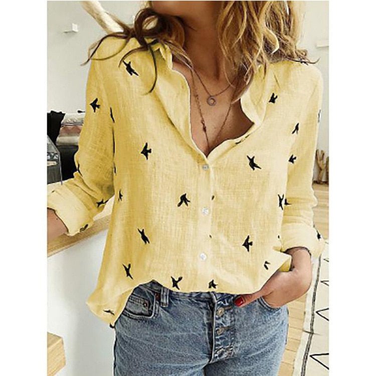 Monique – Linen Stylish Women’s Blouse