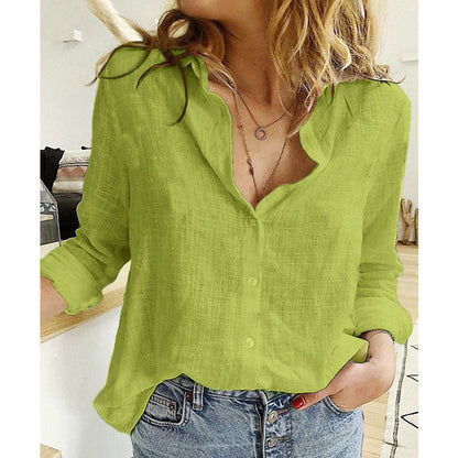 Monique – Linen Stylish Women’s Blouse