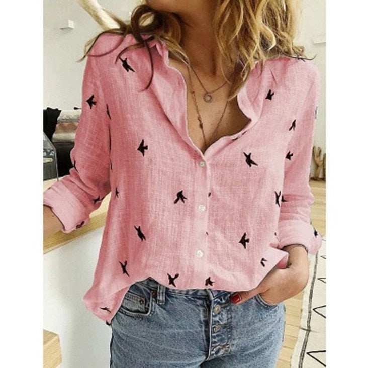 Monique – Linen Stylish Women’s Blouse