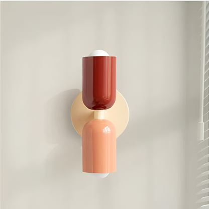 DualGlow Wall Lamp Two-Sided LED Capsule Modern Up Down Indoor Sconce Wall Light