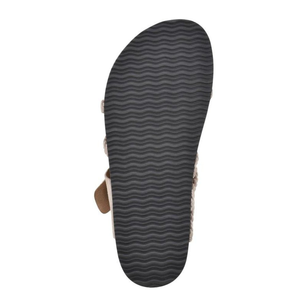 Comfortable Sandals for Women with Braided Strap Buckle Cork Footbed Style