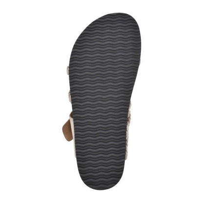 Comfortable Sandals for Women with Braided Strap Buckle Cork Footbed Style