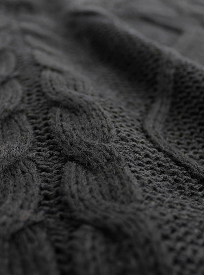 Cozy Cable Knit Sweater Vest for Women with V Neck Sleeveless Relaxed Oversized Style