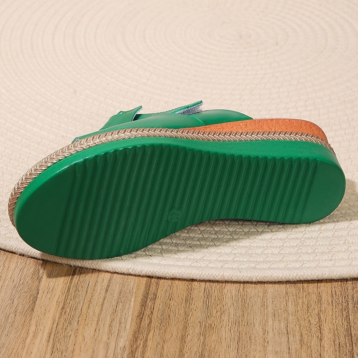 Comfortable Platform Sandals for Women with Open Toe Wedge Hook Loop Strap