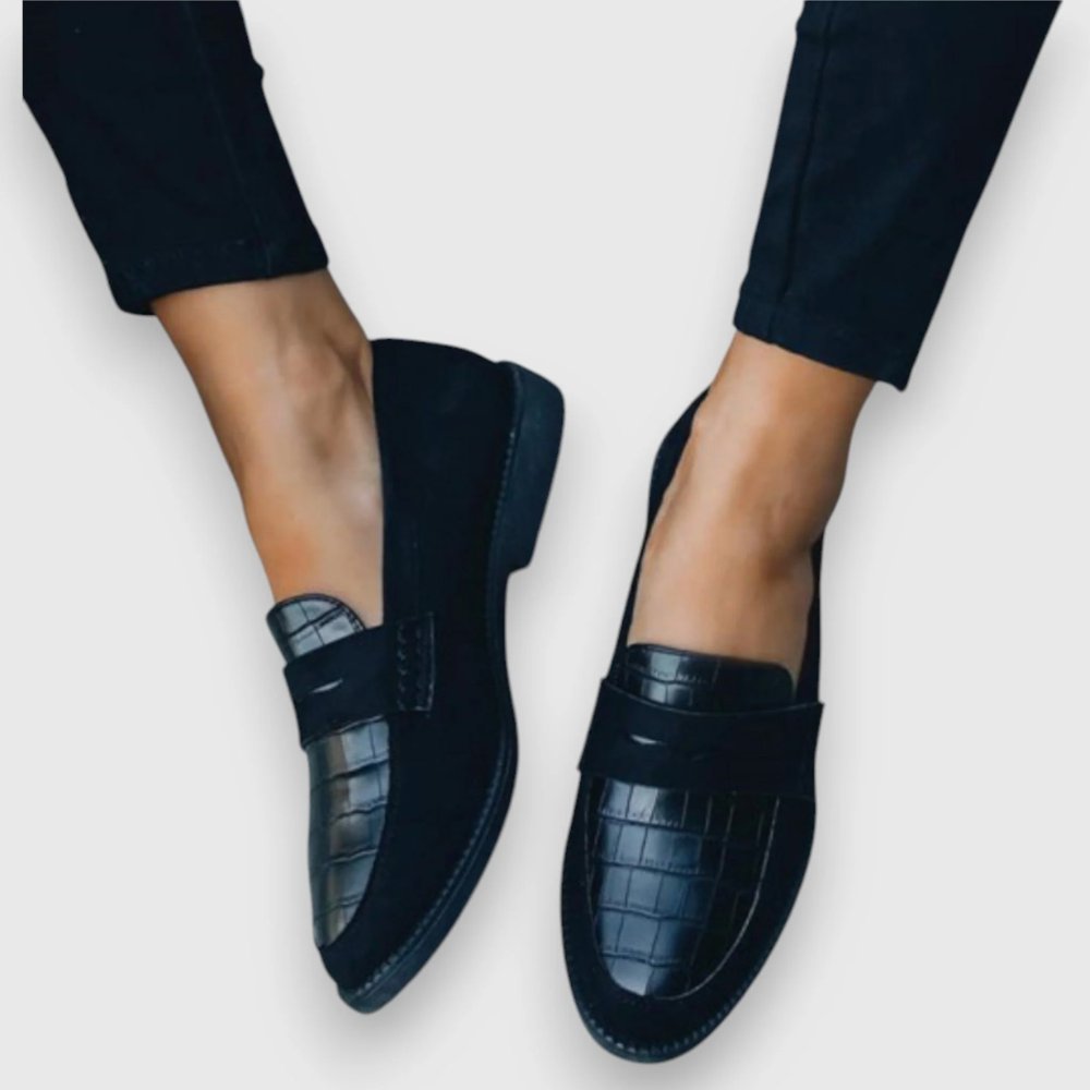 Eleanor | Women's Orthopedic Loafers Slip-On Leather Comfort