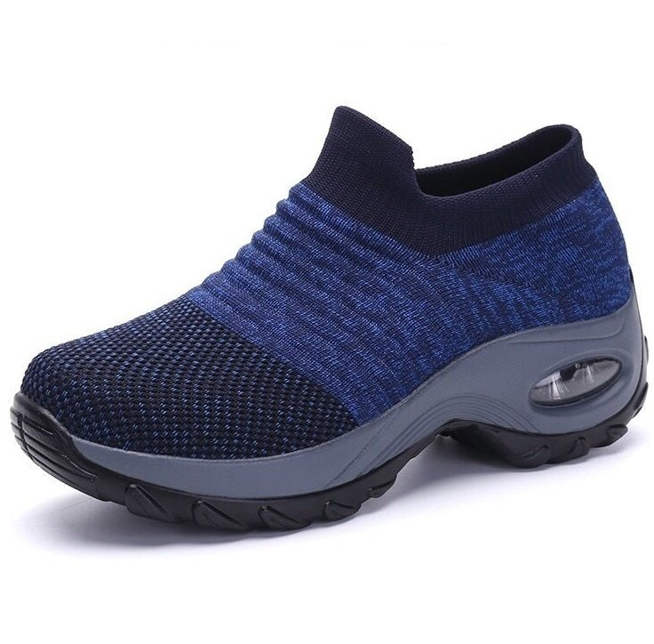 Comfortable Sneakers for Women with Slip On Platform Walking Style