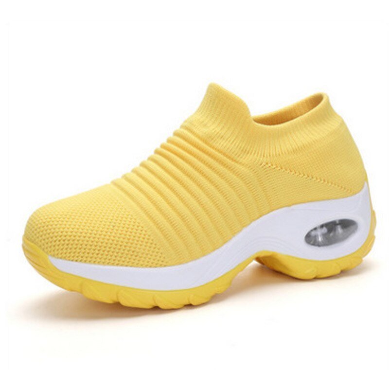 Comfortable Sneakers for Women with Slip On Platform Walking Style