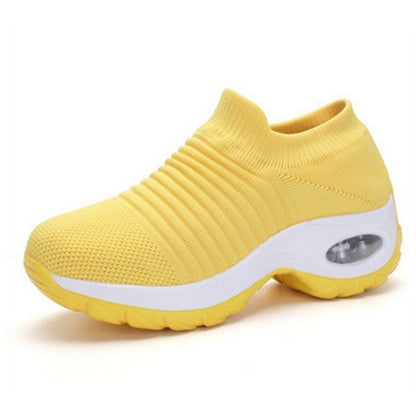 Comfortable Sneakers for Women with Slip On Platform Walking Style