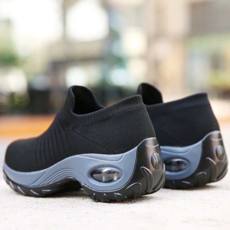 Comfortable Sneakers for Women with Slip On Platform Walking Style