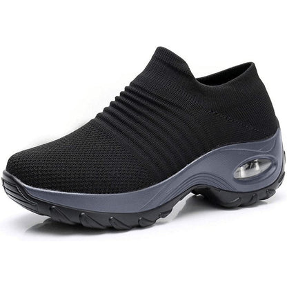 Comfortable Sneakers for Women with Slip On Platform Walking Style