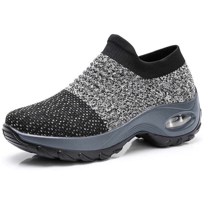 Comfortable Sneakers for Women with Slip On Platform Walking Style
