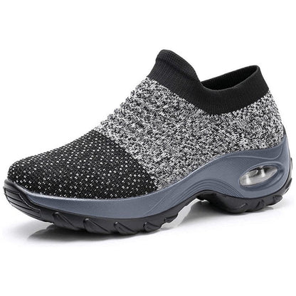 Comfortable Sneakers for Women with Slip On Platform Walking Style