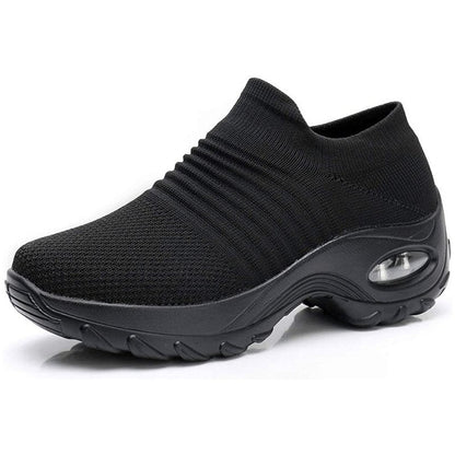 Comfortable Sneakers for Women with Slip On Platform Walking Style