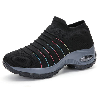 Comfortable Sneakers for Women with Slip On Platform Walking Style