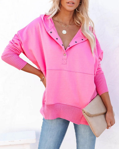 Effortless Hoodies for Women with Relaxed Tunic Length Drawstring Pullover Sweatshirt Style