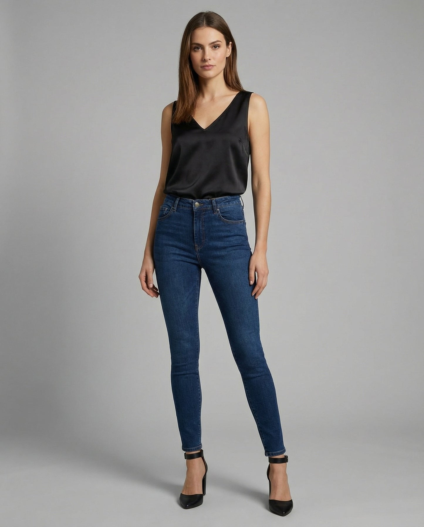 Effortless Blouses for Women with V Neck Sleeveless Relaxed Flowing Tank Style
