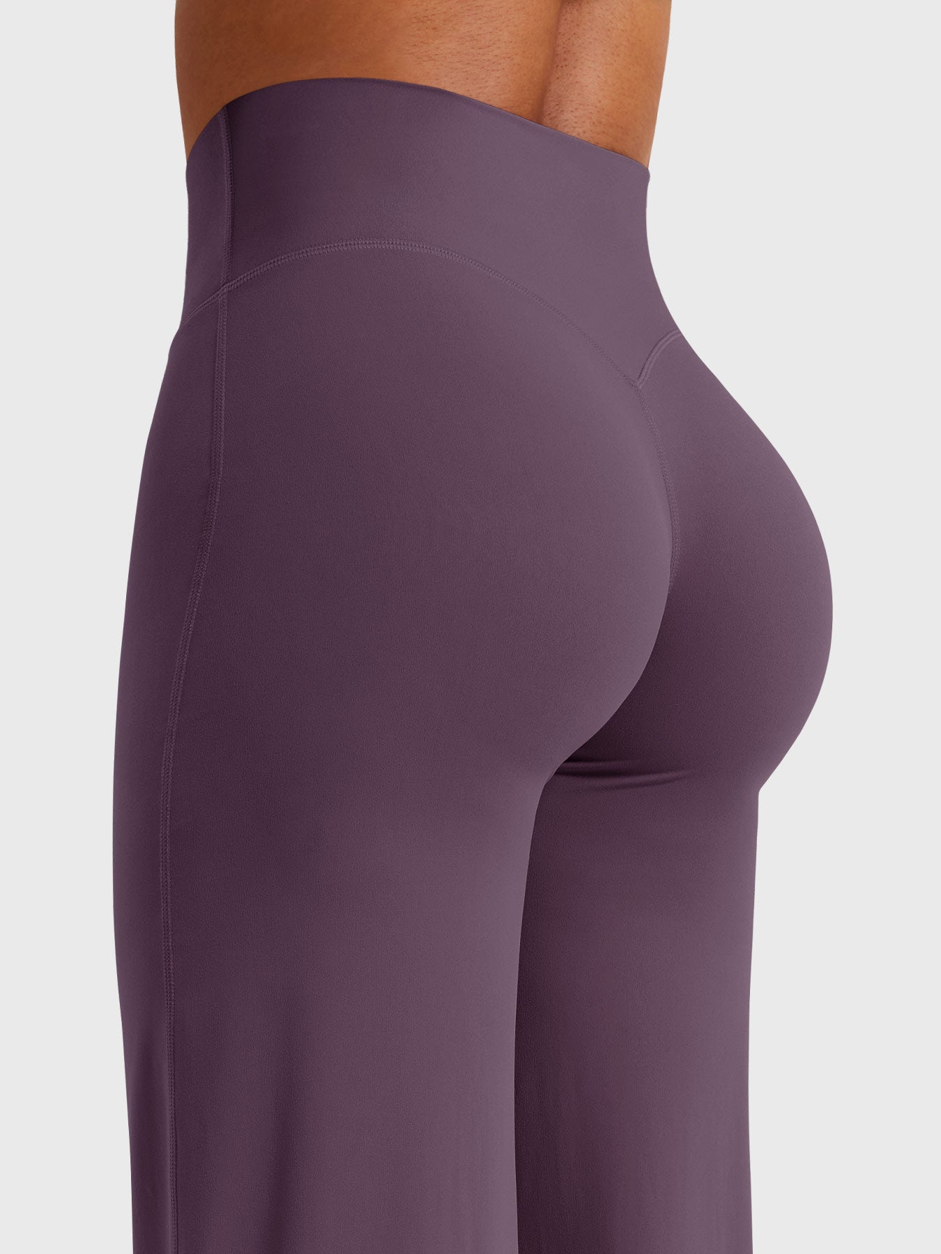 Effortless Wide Leg Pants for Women with High Waisted Flare Seamless Casual Style